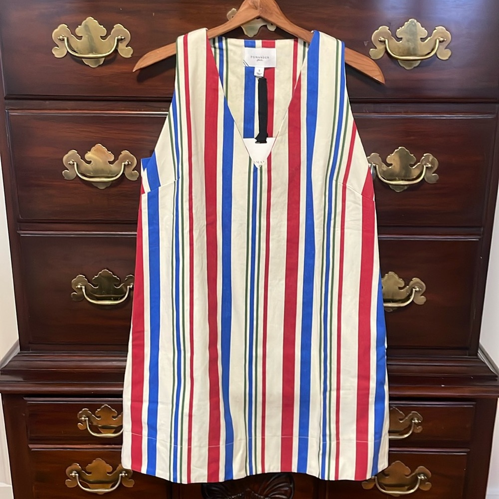 New Tuckernuck Pomander Place Americana Stripe Kira Mini Dress size Small - Picture 5 of 14